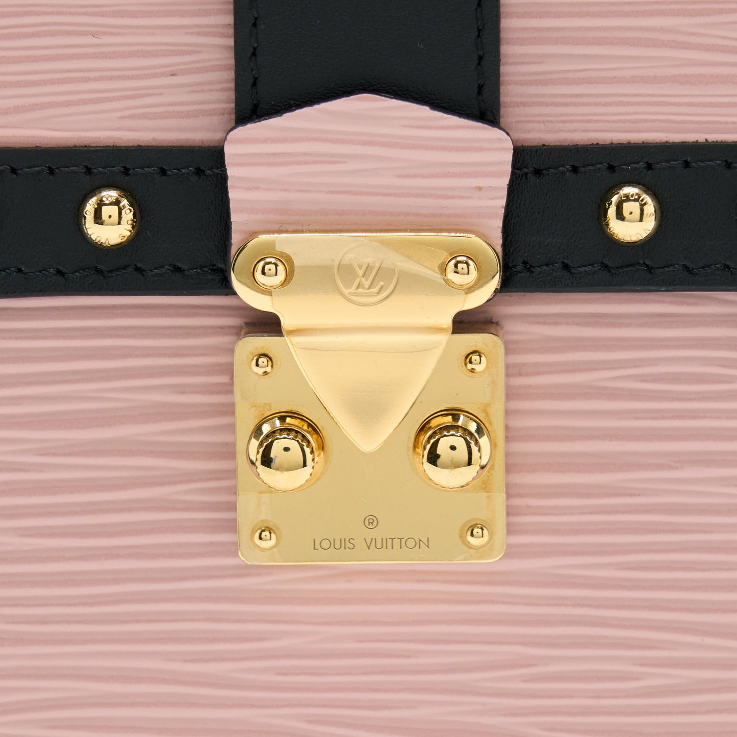 Louis Vuitton Vertical Trunk Pochette Epi Pink GHW