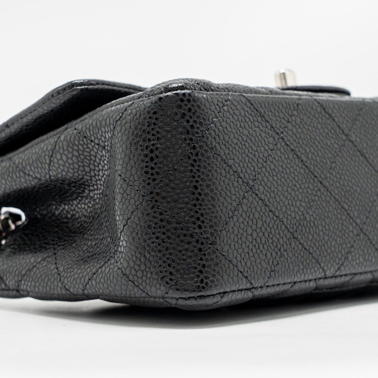 Chanel Mini Rectangular flap bag caviar black SHW