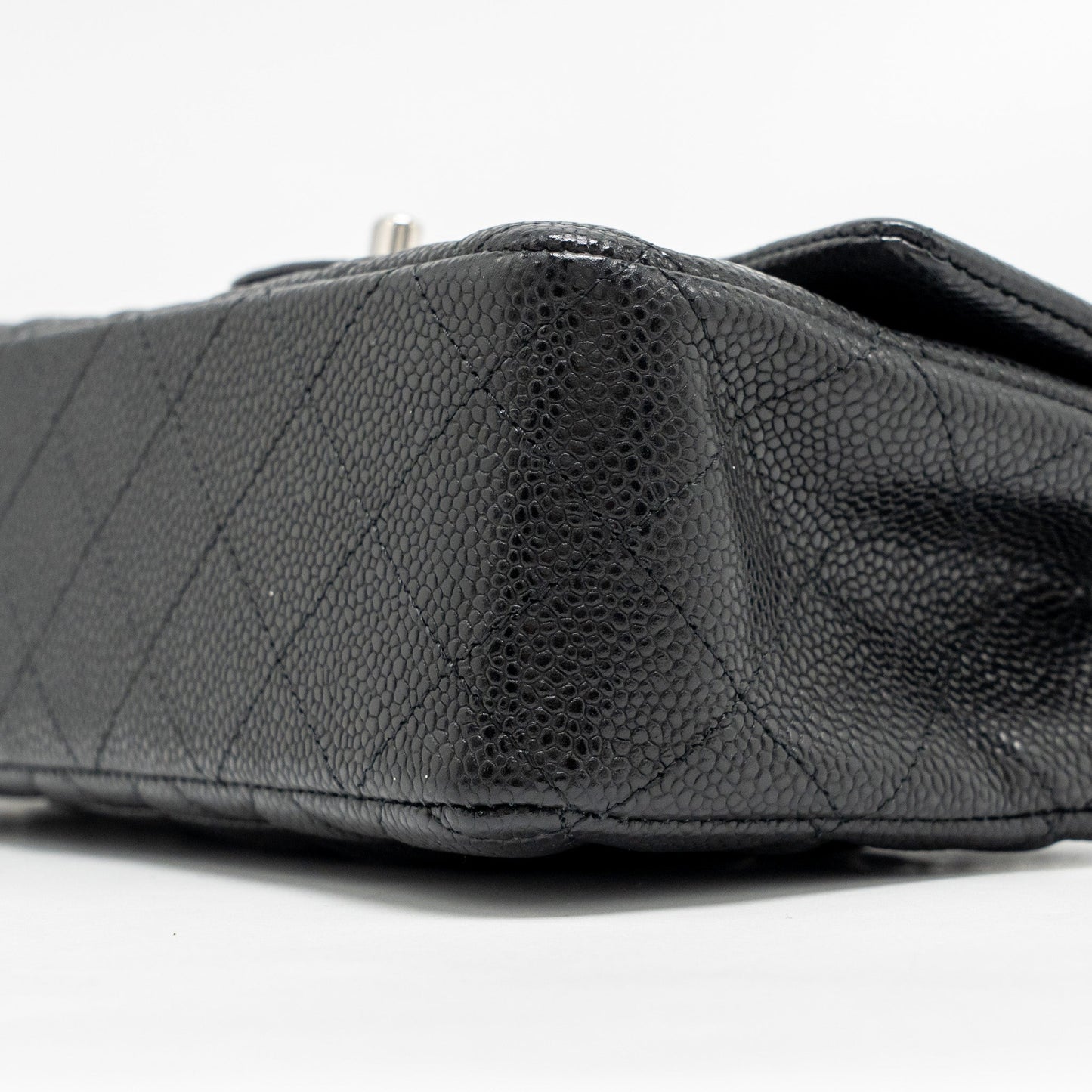 Chanel Mini Rectangular flap bag caviar black SHW