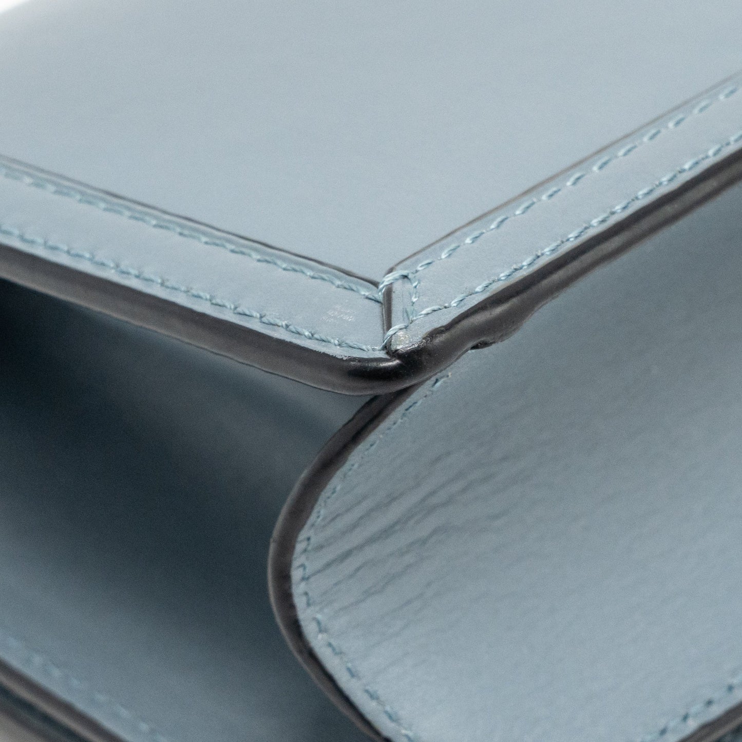 Loewe Barcelona Shoulder Bag Calfskin Blue GHW