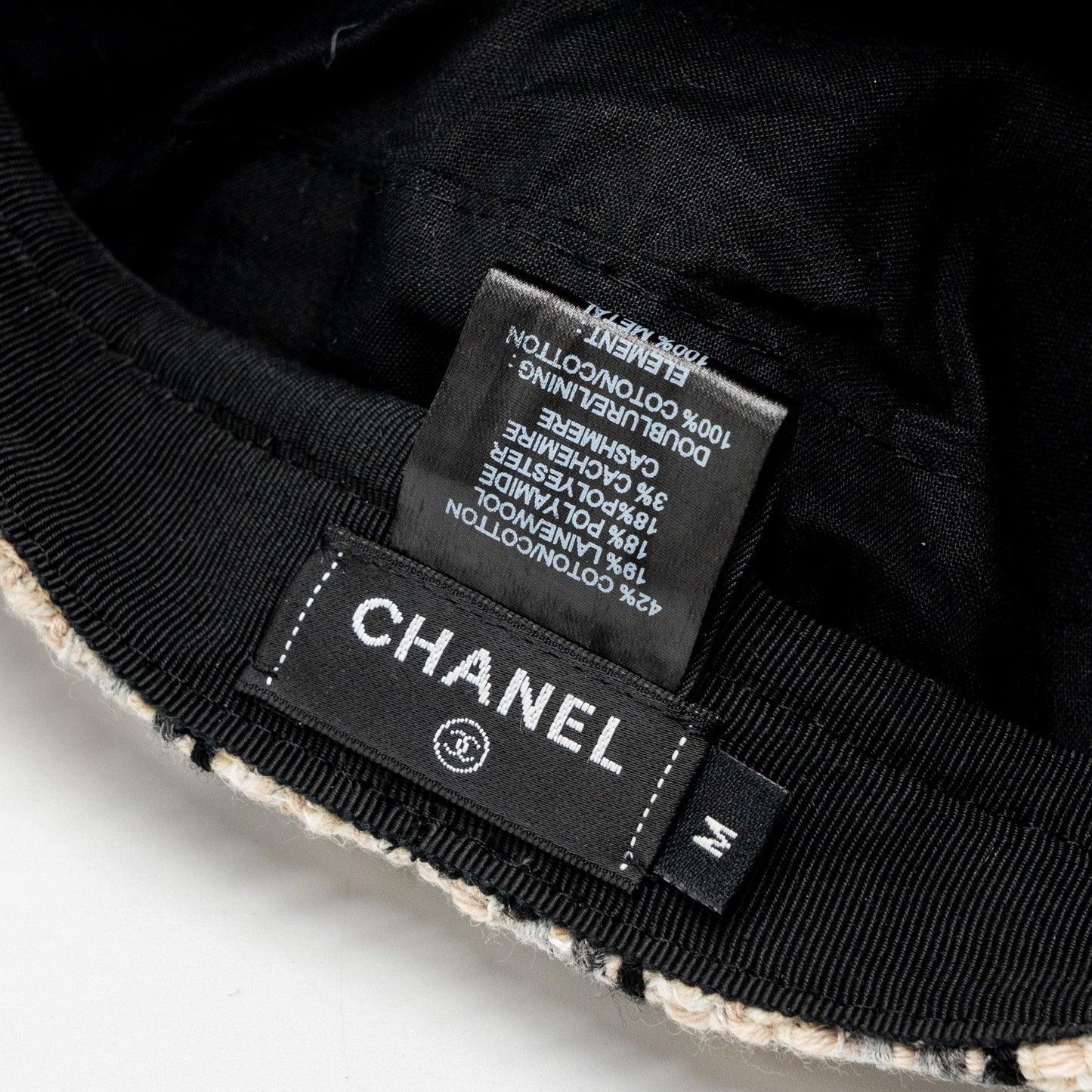 Chanel Size M Cap tweed/ cotton Multicolour