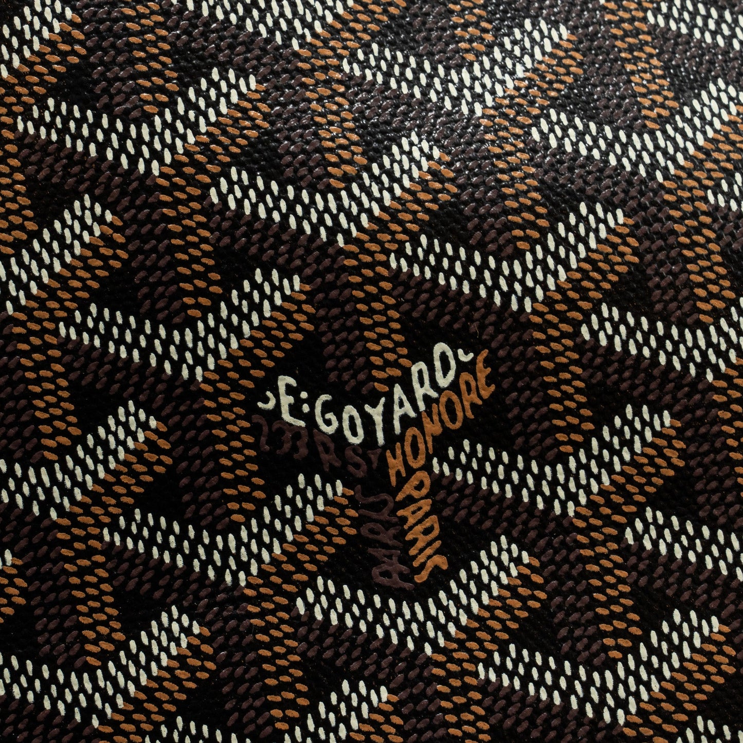 Goyard Artois pm tote bag goyardine canvas black/tan SHW