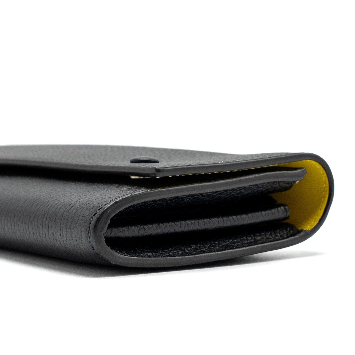 Celine Long Wallet Grained Calfskin Black SHW