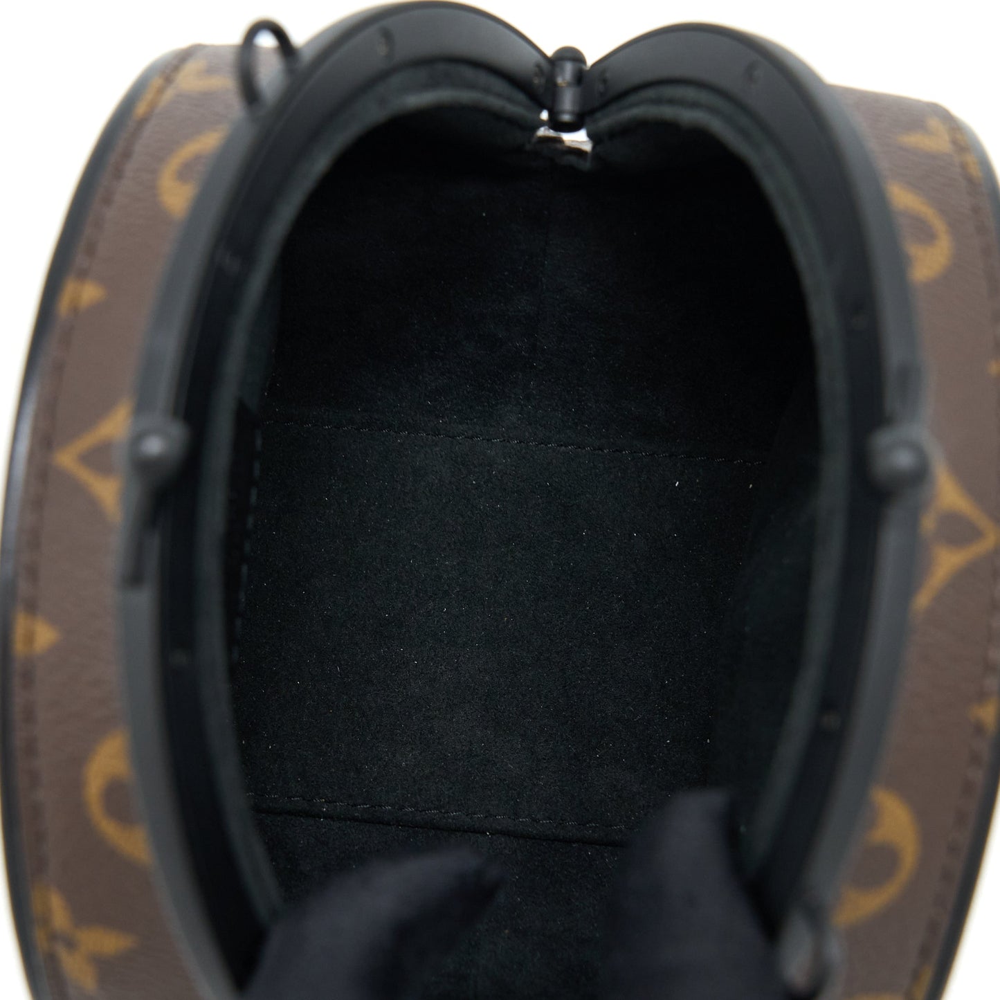 Louis Vuitton Boursicot Chain Bag Reverse Monogram Canvas With Extra LV Strap