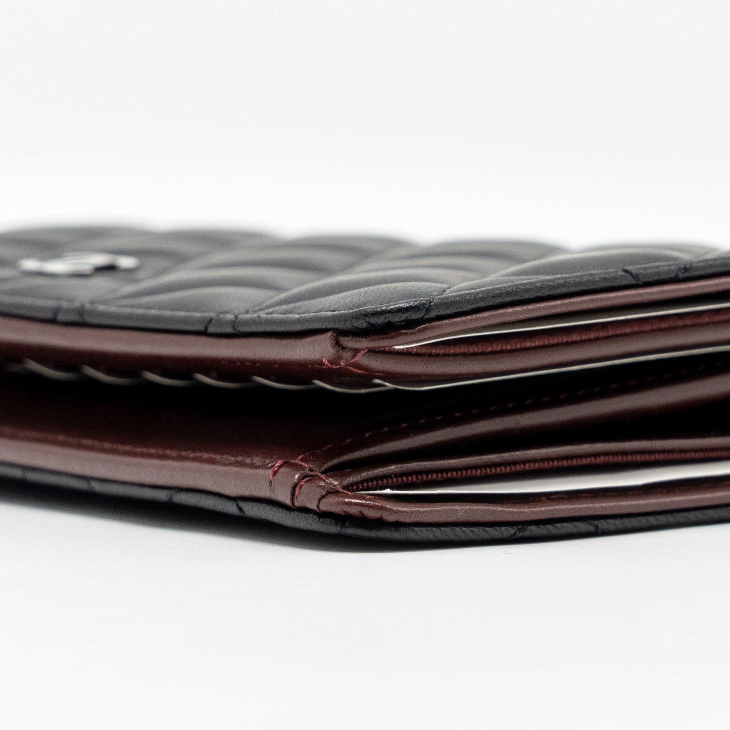 Chanel Quilted CC Long Wallet Leather Black SHW