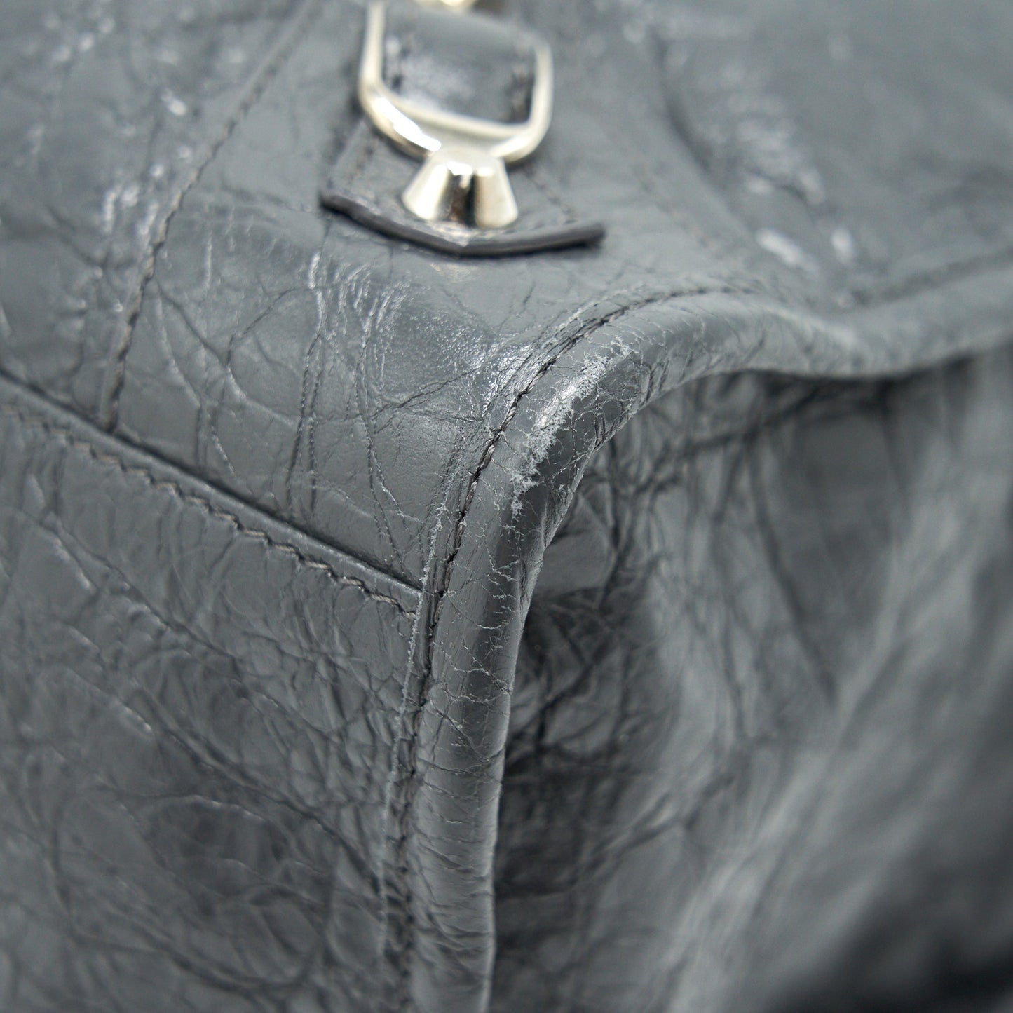 Balenciaga Medium Giant City Bag Grey with SHW