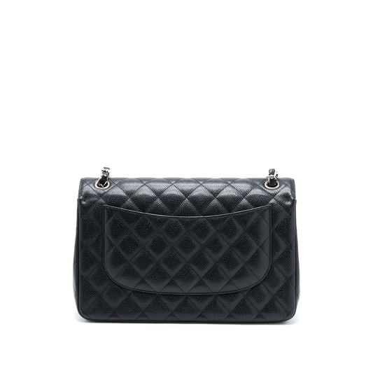 Chanel Jumbo Classic Double Flap Bag Caviar Black SHW