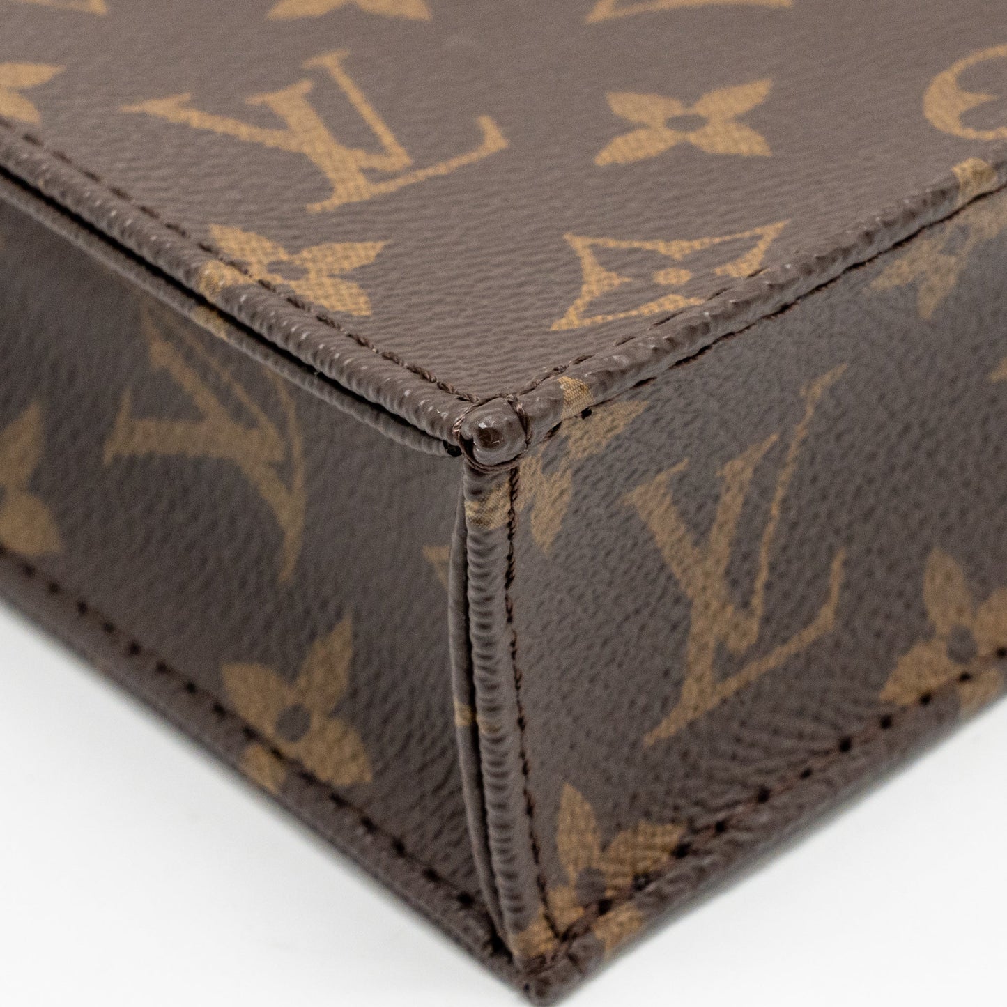 LOUIS VUITTON Petit Sac Plat Monogram Canvas GHW