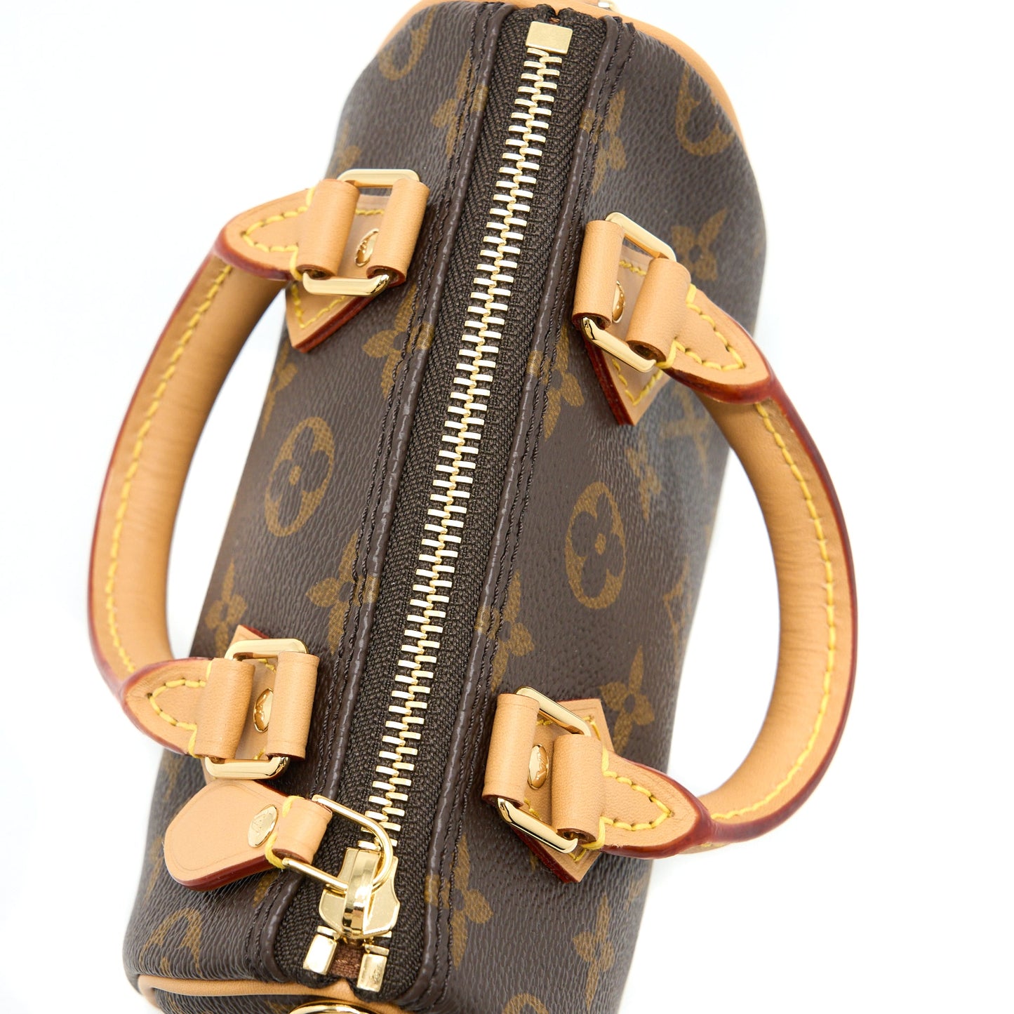 Louis Vuitton Nano Speedy Monogram Canvas GHW (New Version)