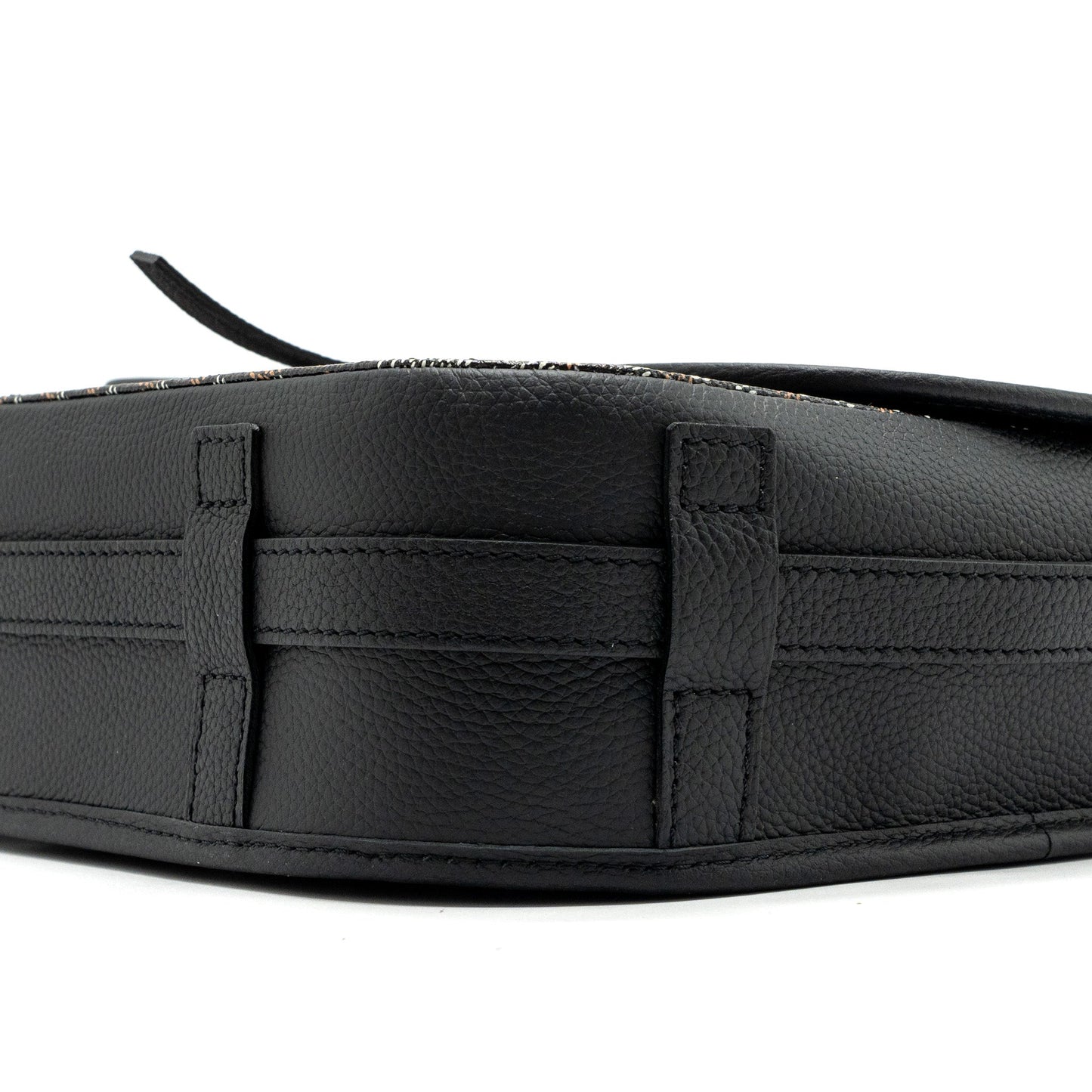 Goyard Belvedere MM messanger bag goyardline canvas / calfskin black SHW