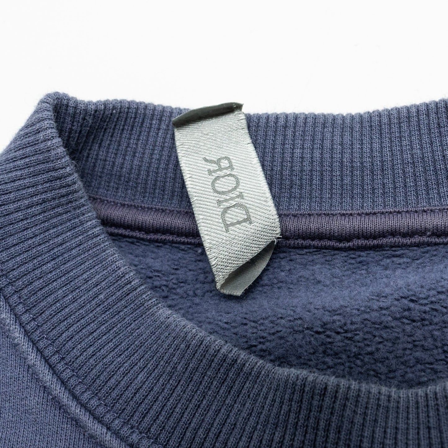 Dior Size S CD Embossed Sweatshirt Cotton Purple Grey