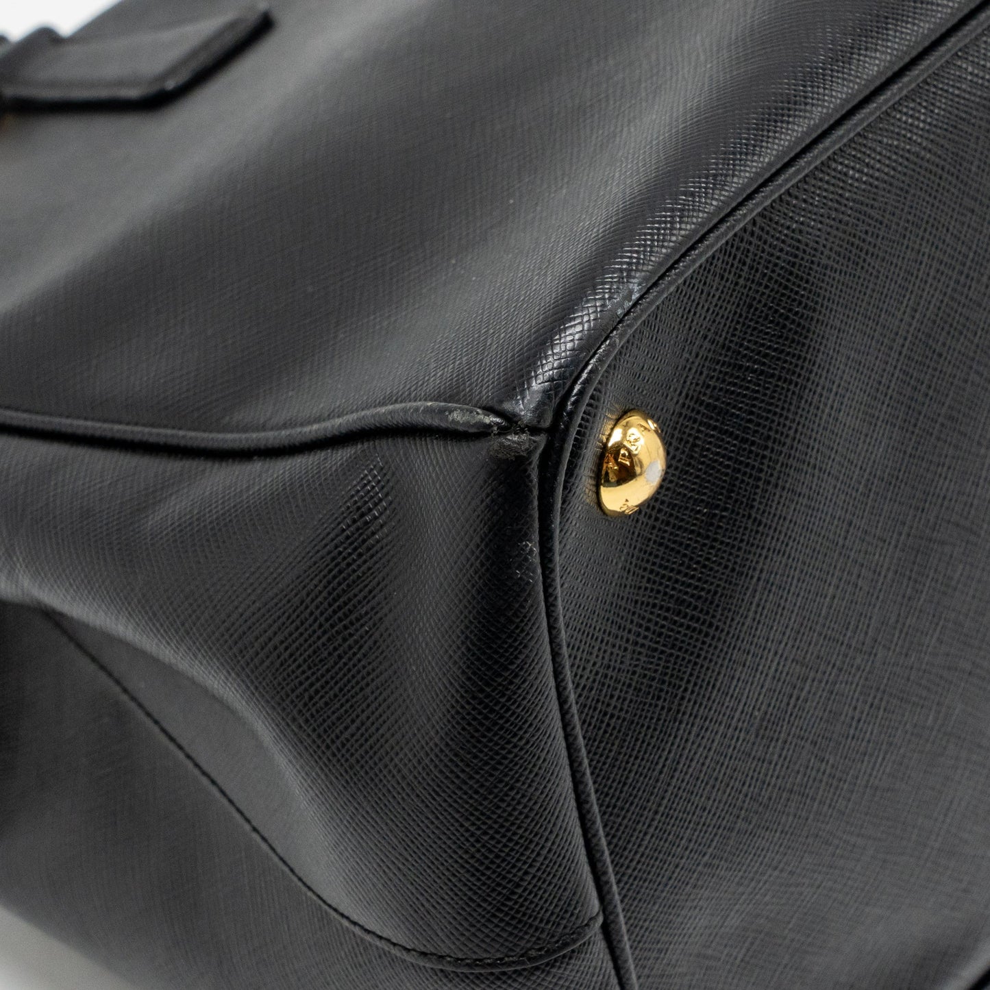 Prada Saffiano Tote Bag Calfskin black GHW