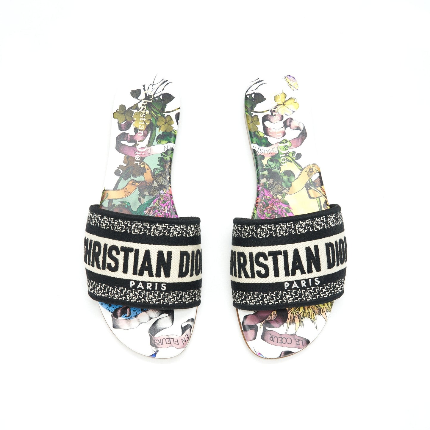 Dior Size36 Dway Slide Multicolor