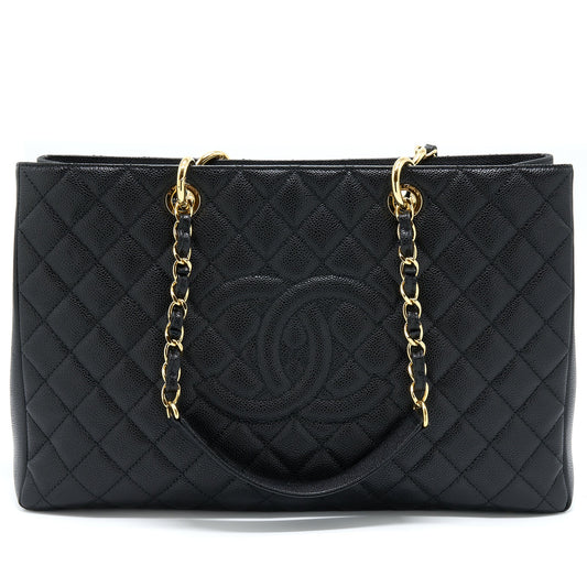 Chanel Grand Shopping Tote XL Caviar Black GHW