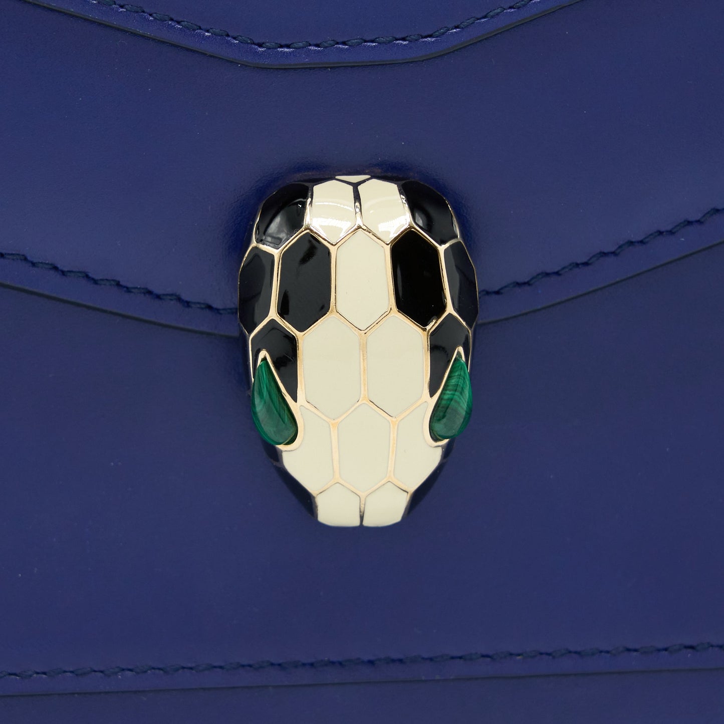 Bvlgari Serpenti Forever Crossbody Bag Blue