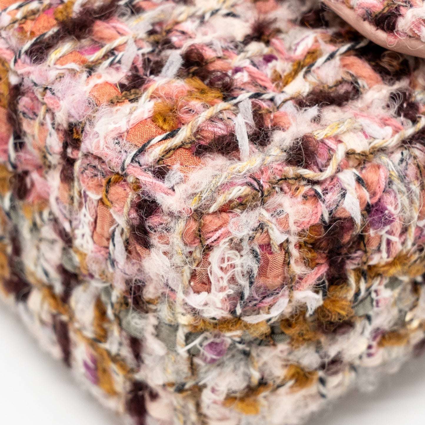 Chanel 23K Mini Rectangular Flap Bag Tweed Pink / Multicolour LGHW (Microchip)