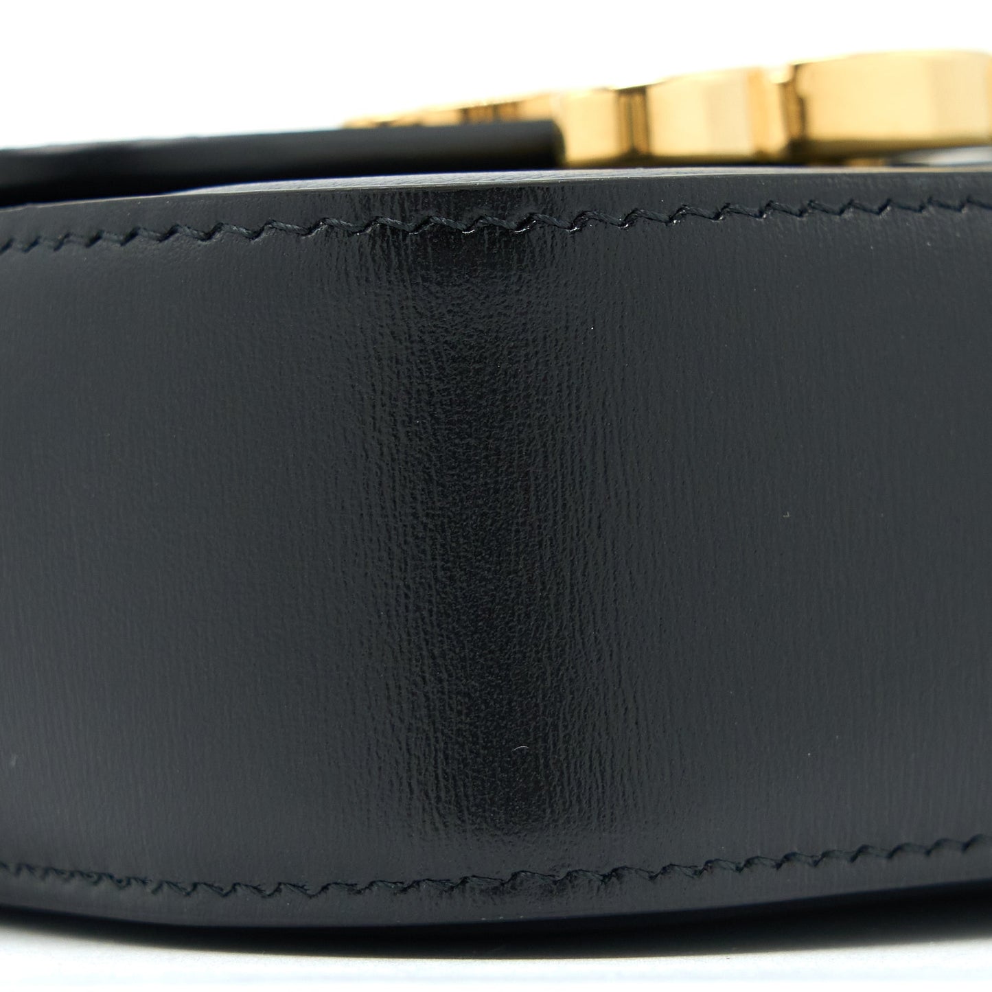 Celine Mini Triomphe in Shiny Calfskin Black GHW