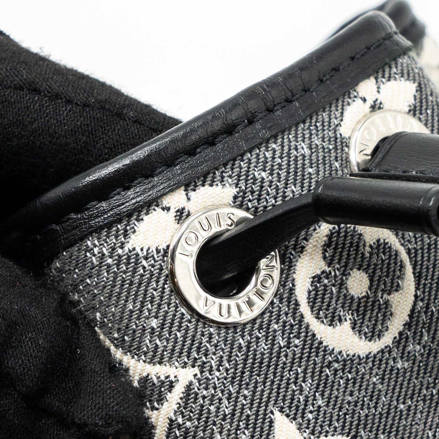 Louis Vuitton nano noe jacquard denim black multicolour SHW (New Version)