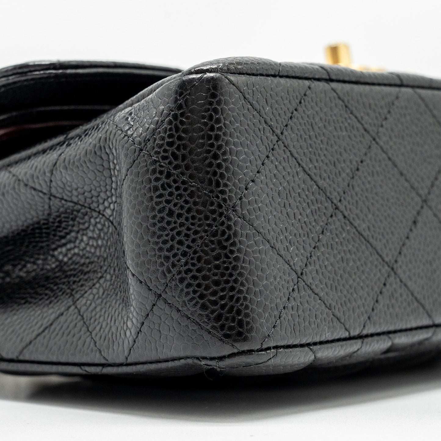 Chanel Small classic double flap bag caviar black GHW