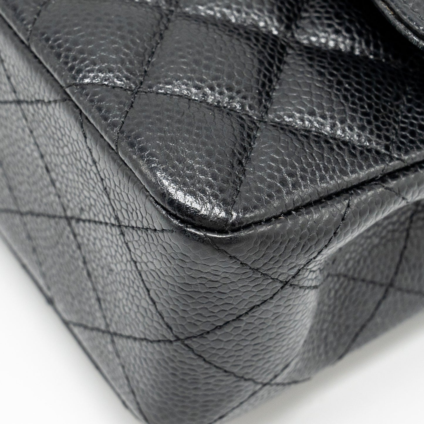 Chanel Small classic double flap bag caviar black GHW