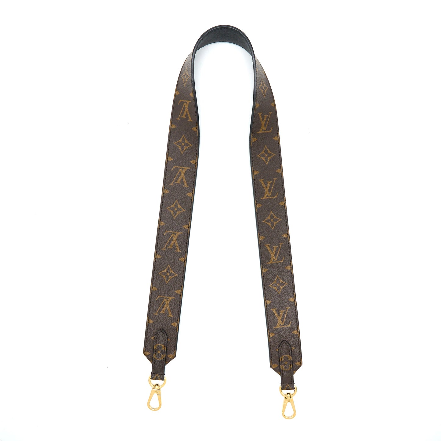 Louis Vuitton Bandouliere Strap Black GHW