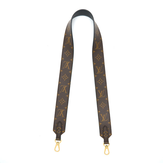 Louis Vuitton Bandouliere Strap Black GHW