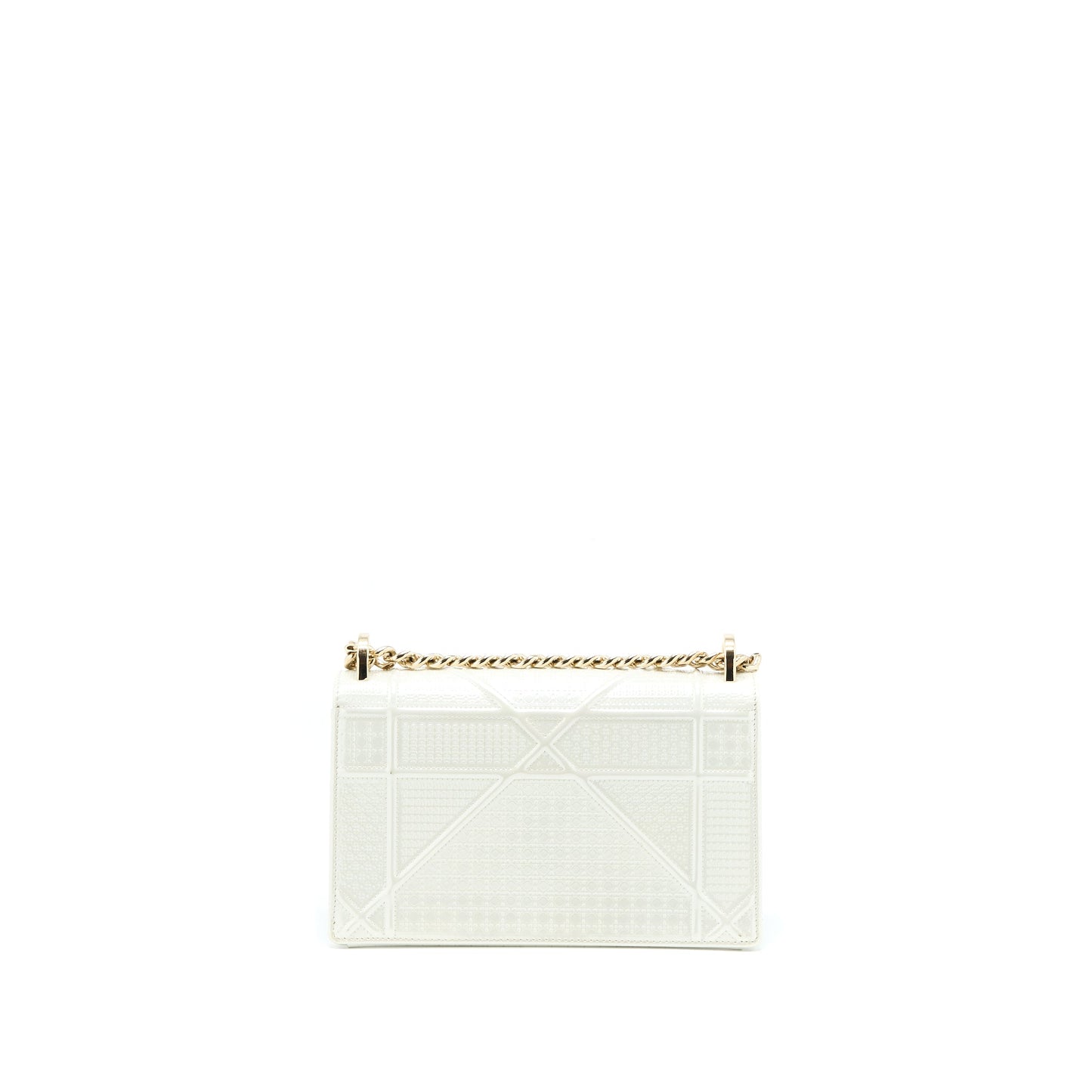 Dior Small Diorma Metallic White LGHW