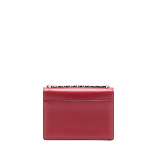 Saint Laurent/YSL Sunset Bag Calfskin Red SHW