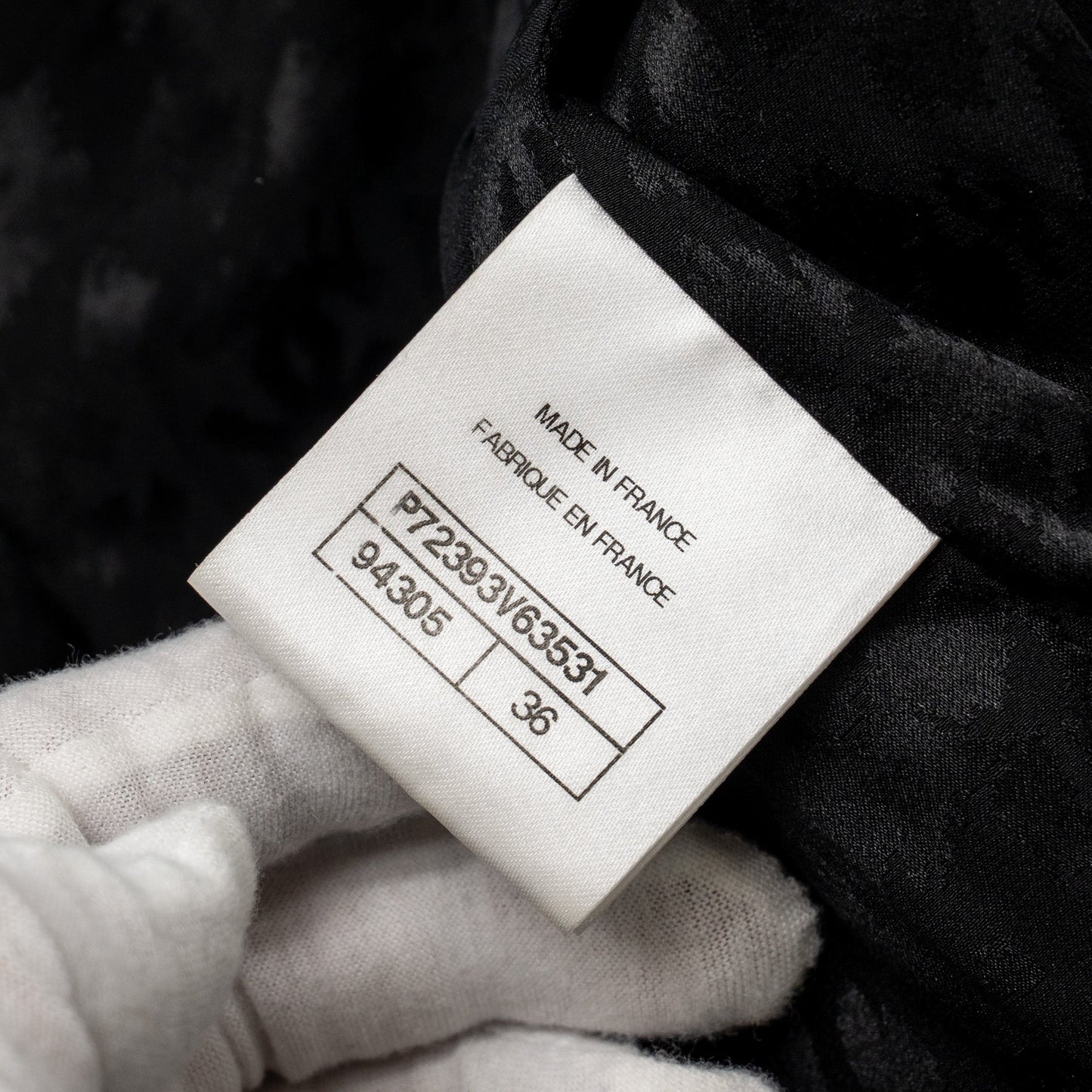 Chanel Size 36  31 Rue Cambon Double Breasted Coat Cotton/Polyester Black