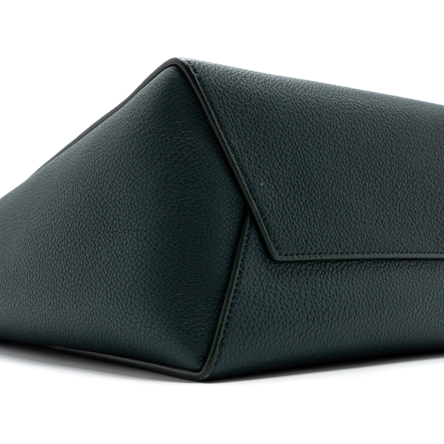 Celine Sangle bucket bag calfskin dark green GHW