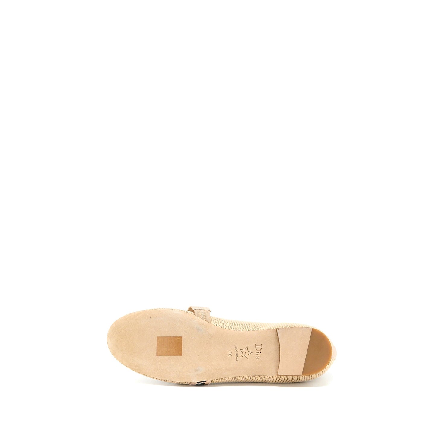 Dior Size 36 J’adior Ballet Pump Canvas Beige