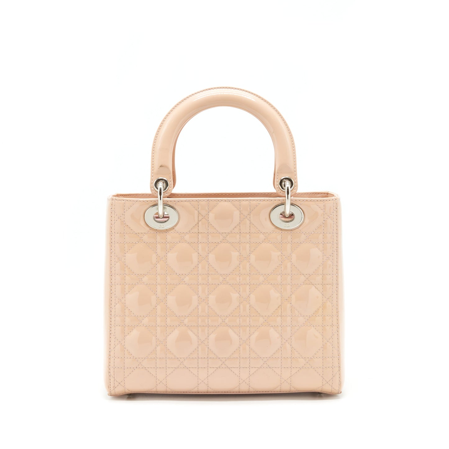 Dior Medium Lady Dior Bag Patent Light Pink SHW
