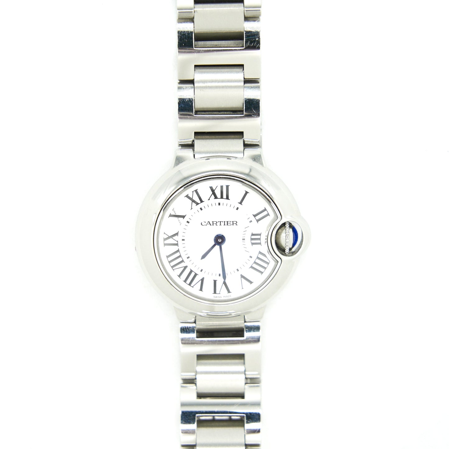 CARTIER BALLON BLEU DE CARTIER STEEL WATCH 28MM