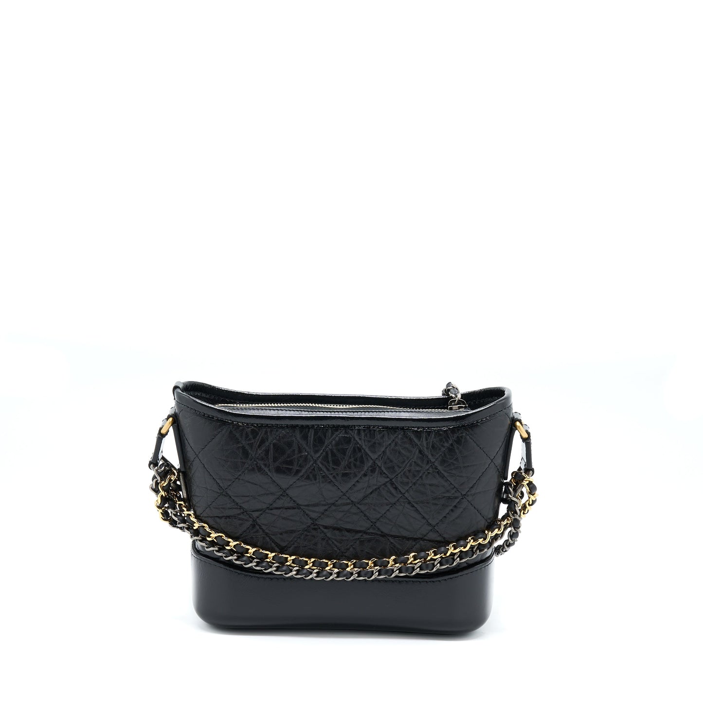 Chanel Small Gabrielle Hobo Bag Black With Multicolour Hardware (Microchip)