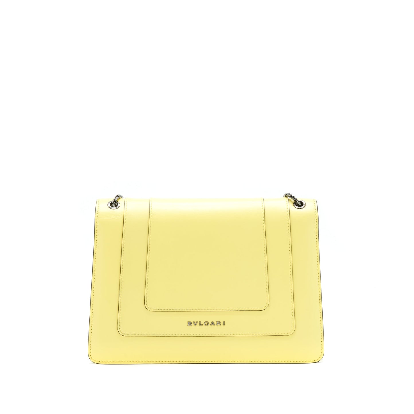 Bvlgari Serpenti Flap Shoulder Bag Yellow