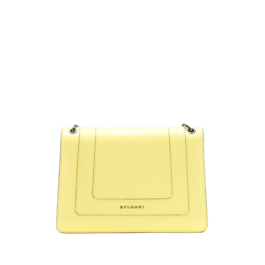 Bvlgari Serpenti Flap Shoulder Bag Yellow