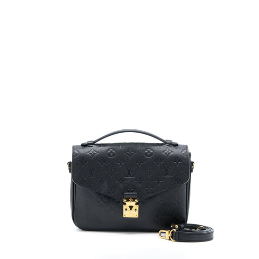 Louis Vuitton Pochette Métis Monogram Empreinte Black GHW