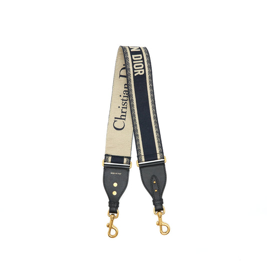 CHRISTIAN DIOR SHOULDER STRAP BLUE