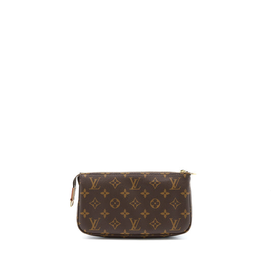 Louis Vuitton Pochette Accessories Monogram Canvas GHW (New Version)