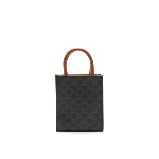 CELINE MINI VERTICAL CABAS IN TRIOMPHE CANVAS