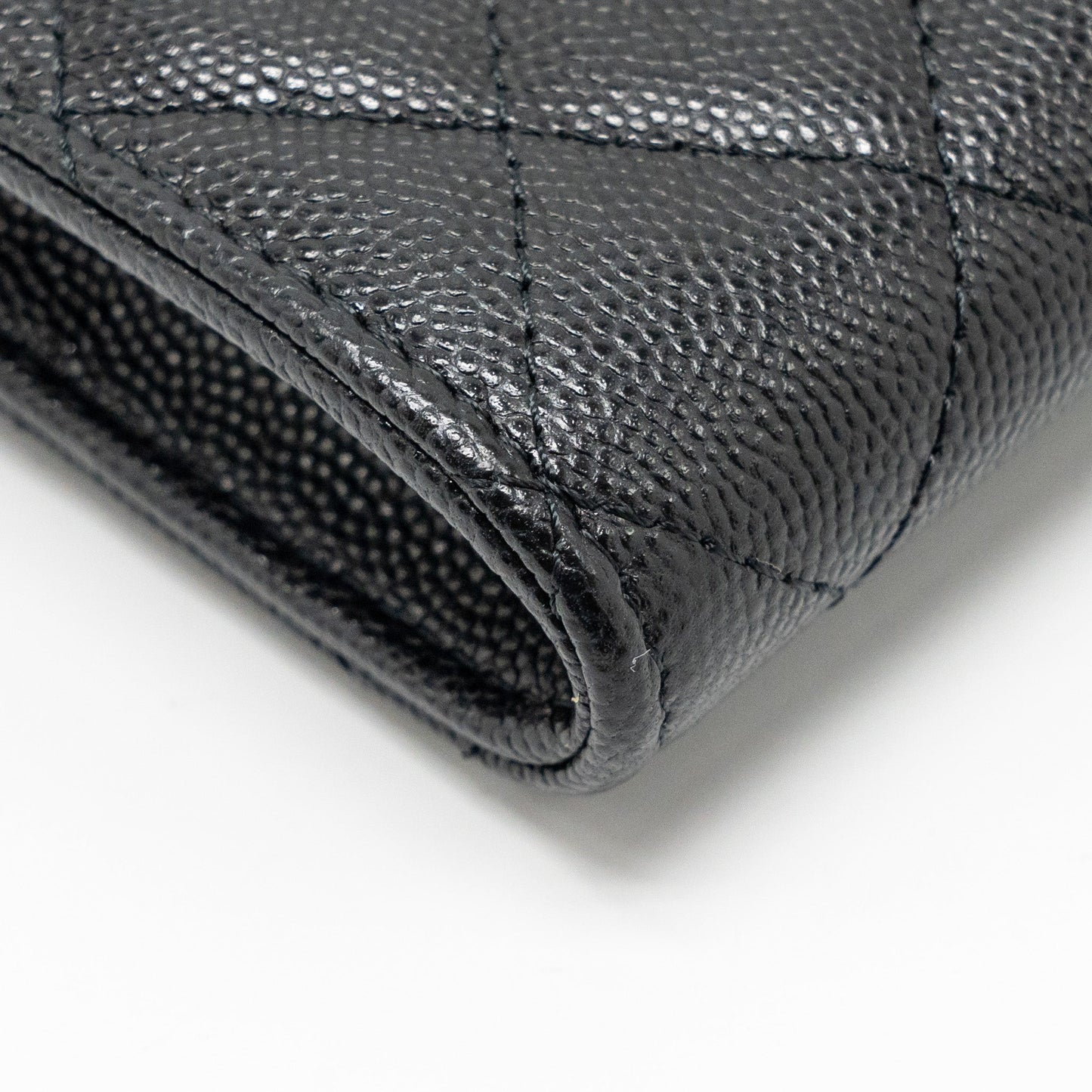 Chanel Classic Phone Clutch with Pouch on Chain Caviar Black LGHW