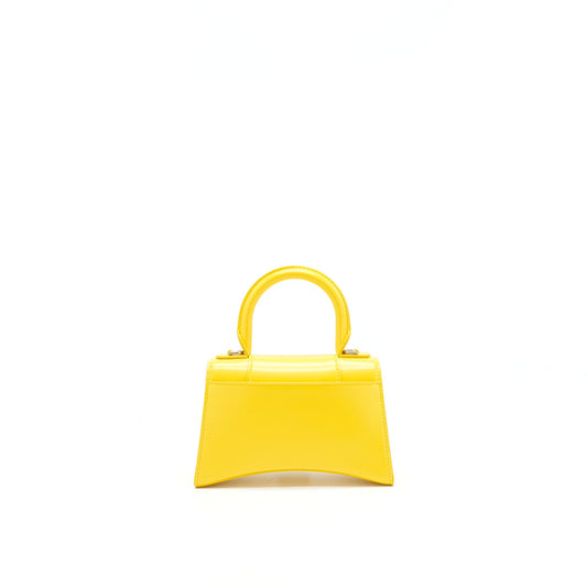 Balenciaga Hourglass XS Top Handle Yellow