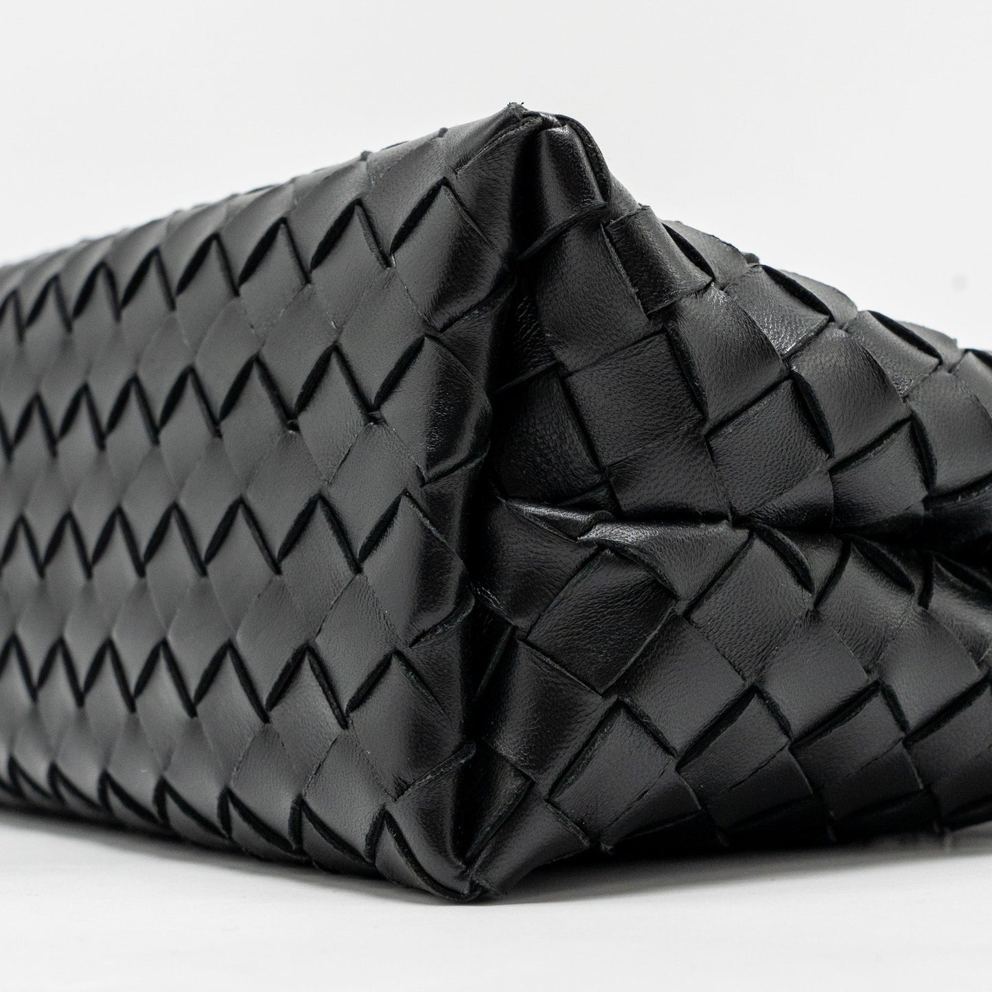 Bottega Veneta Small Andiamo Bag Lambskin Black GHW