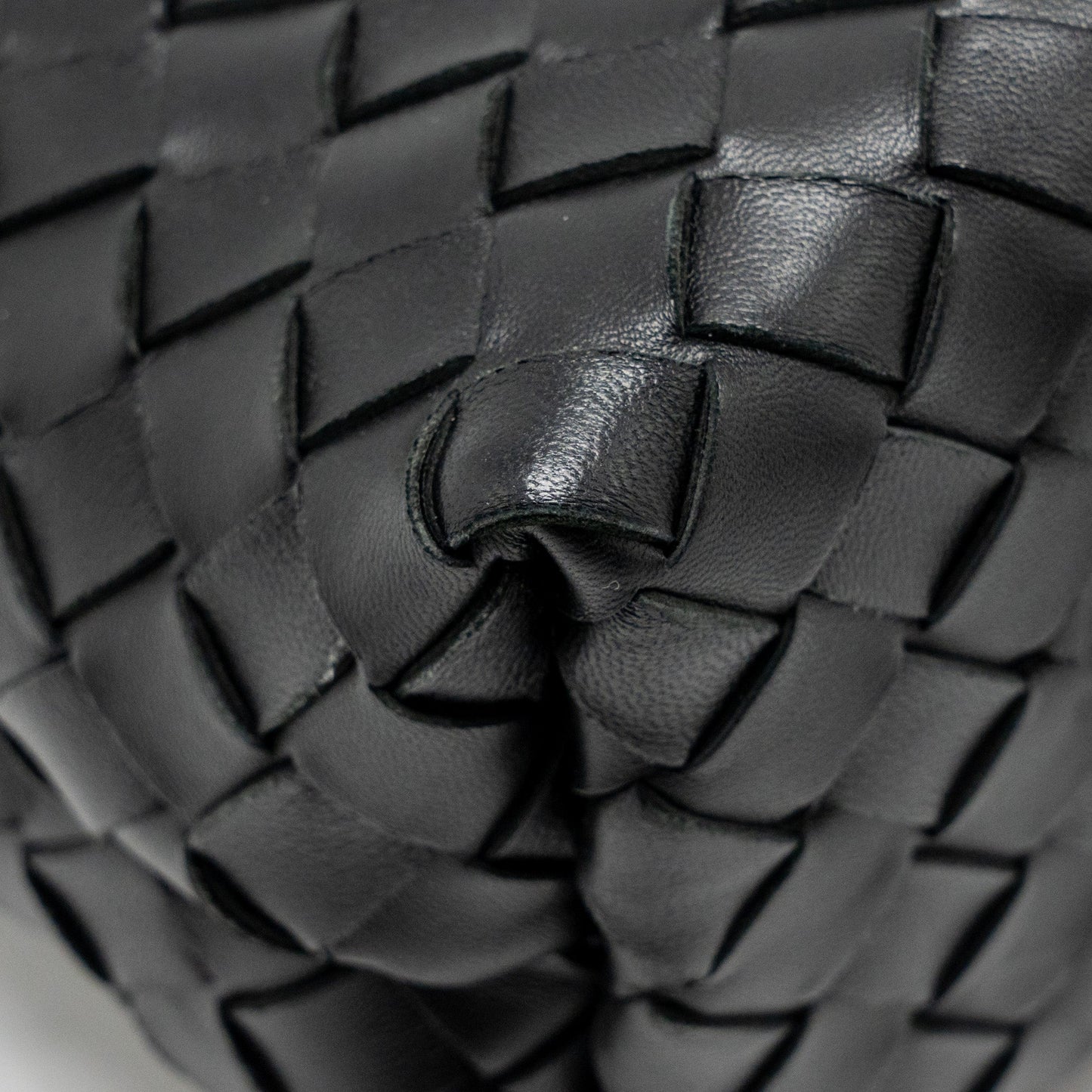 Bottega Veneta Small Andiamo Bag Lambskin Black GHW
