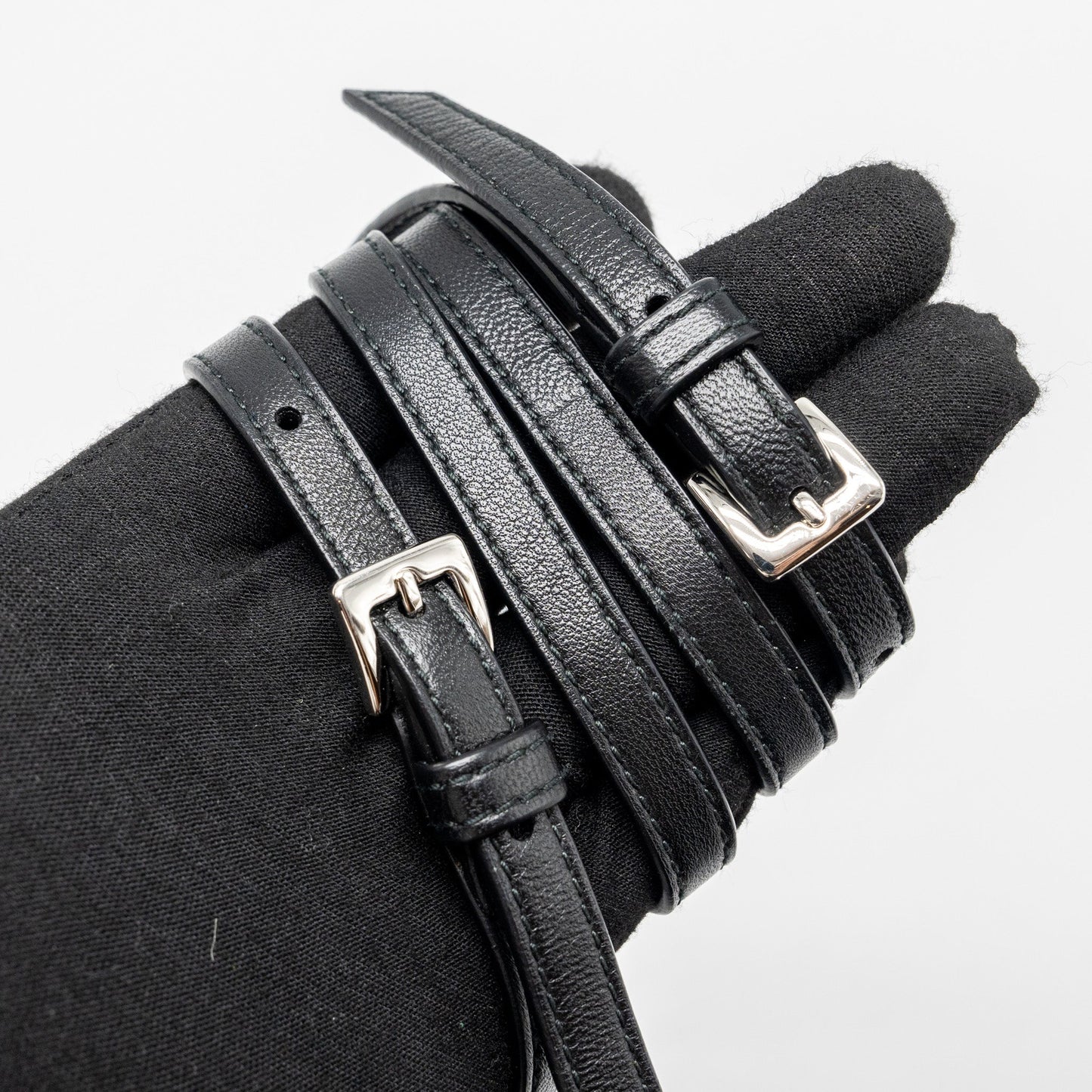Miu Miu Small Bucket Bag Studded Nappa Lambskin BLACK SHW