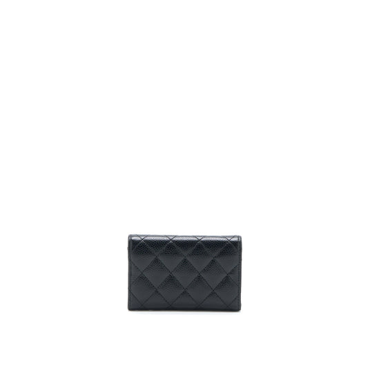 Chanel Classic Flap Cardholder Caviar Black GHW