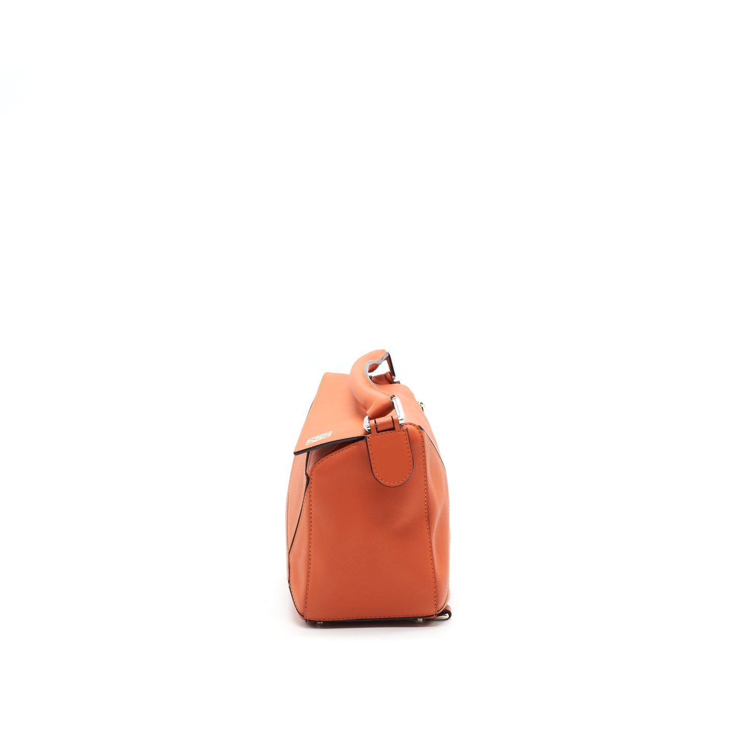 LOEWE SMALL PUZZLE BAG IN ORANGE
