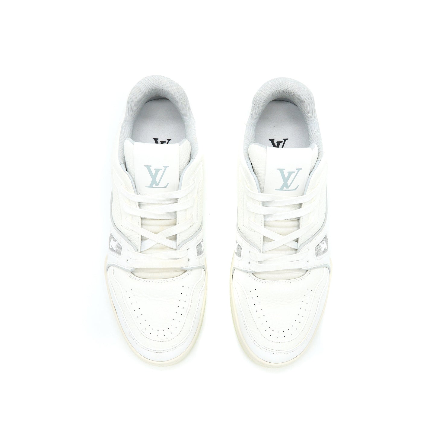 Louis Vuitton Size 5 Trainer Sneaker Calfskin White