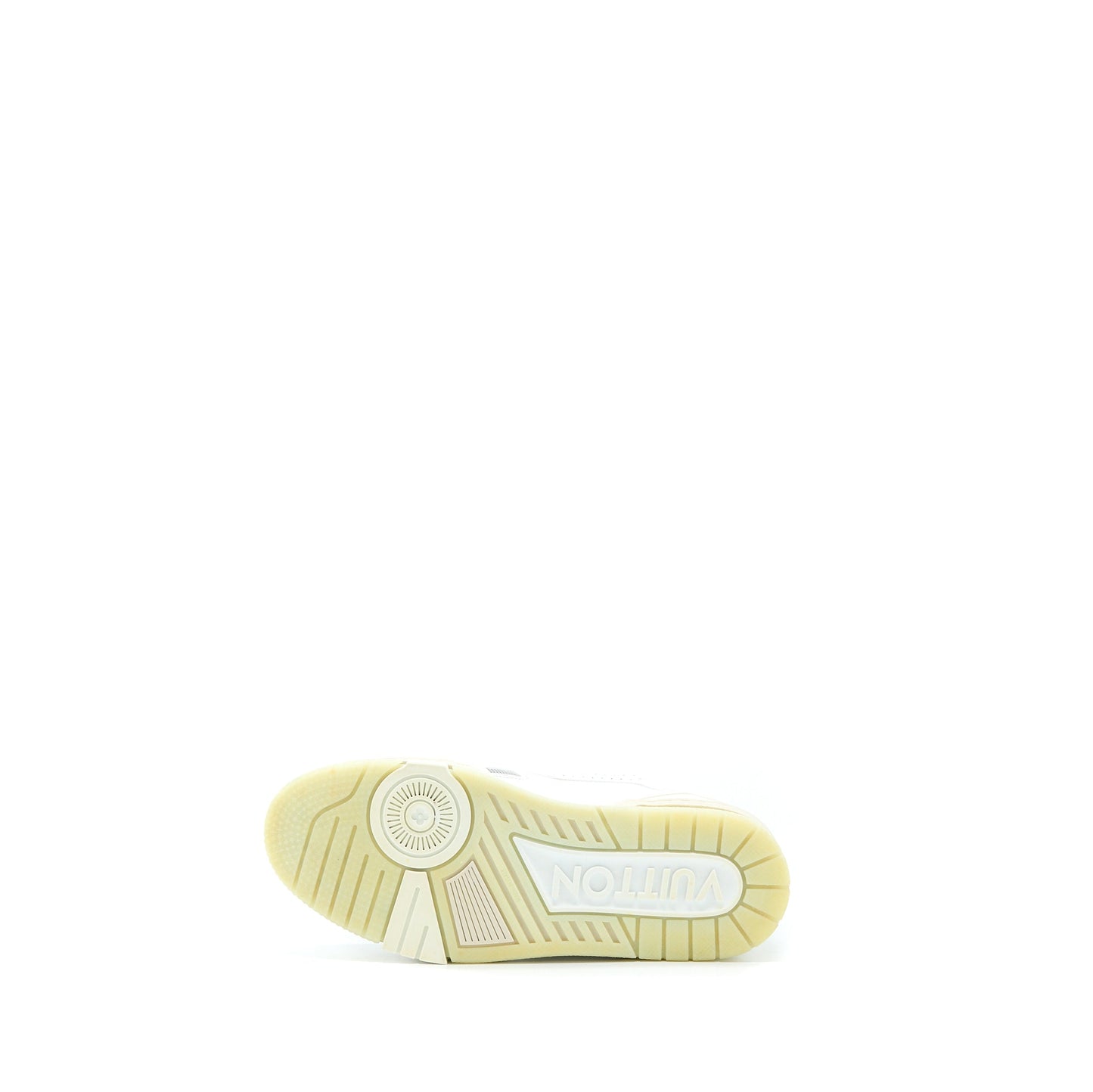 Louis Vuitton Size 5 Trainer Sneaker Calfskin White