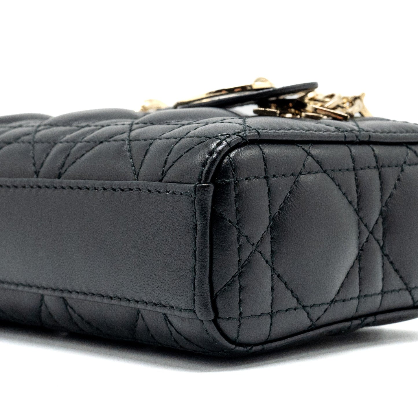Dior Lady D-Joy Micro Bag Lambskin Black LGHW